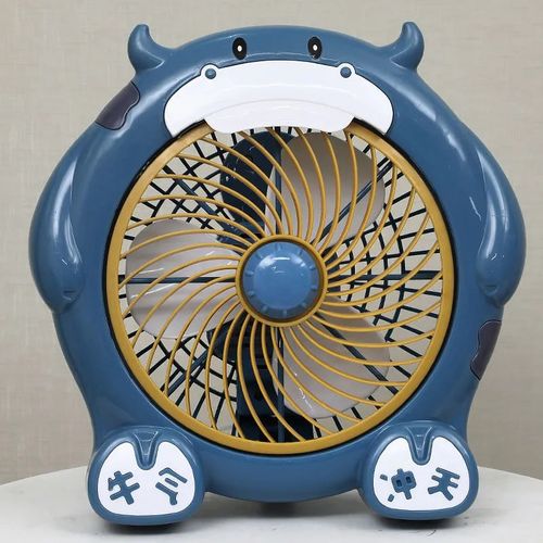 网红学生卡通宿舍桌面台式台扇家用床头可爱办公室床上扇电源风扇