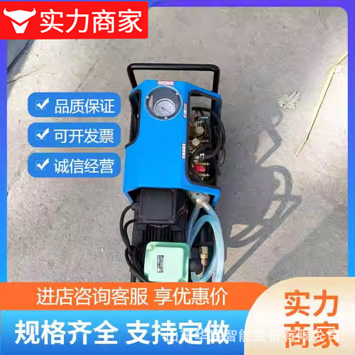 硫化机配套电动微型水压泵 手动打压泵 LB-7*10电动打压泵