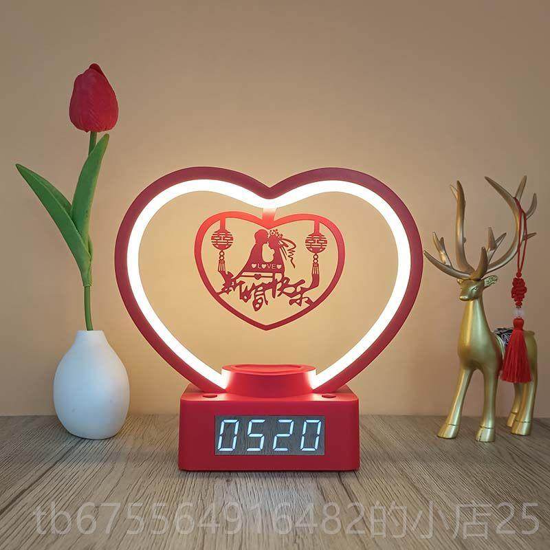 正品蓝牙音箱夜灯手无线充音电床机头灯响卧室氛围灯婚礼台灯浪漫