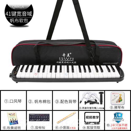 正品奇美口风41键宽音琴域生用课堂教成学儿童初学学人专业演奏口