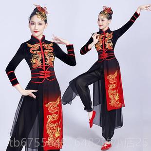 表套装 正品 中国风磅礴之0春224新民族日腰鼓队演节服装