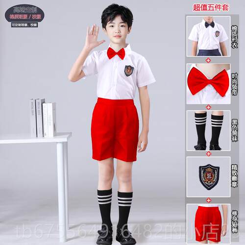 正品儿童歌演诵出一服校服六表演服合唱服幼儿园园服中小学生诗朗