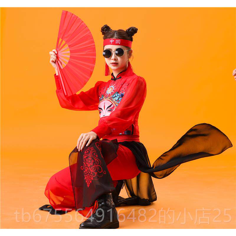 正品成人打鼓舞蹈表演演服中国风广场舞服装秧歌队服锣鼓款队国潮