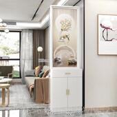 正品 现代玄关柜正约对大门实木置物简0架边柜 屏风隔断客厅223新款