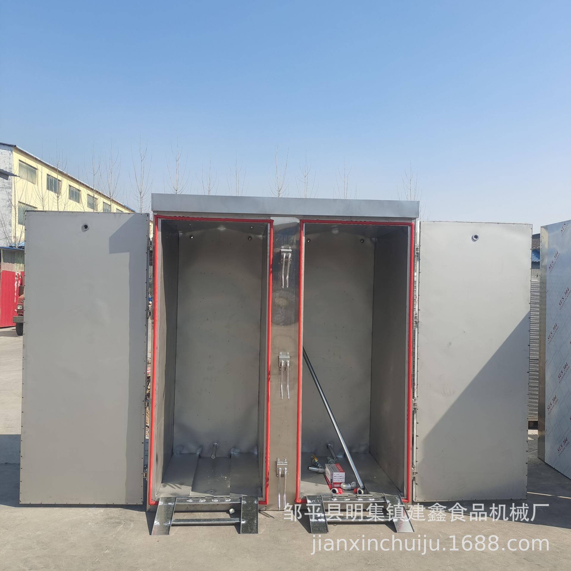 双门馒头蒸房50-70带推车的电蒸房醒蒸一体蒸房