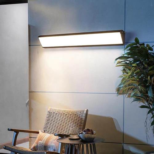 铝材户外防水壁灯极简长条壁挂灯酒店别墅门头灯走廊过道门牌号灯