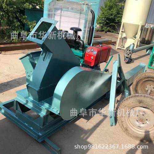 江西干湿两用果园树枝切片机 竹木破碎削片机 盘式木头碎片机