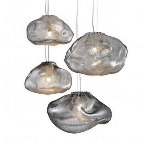 后现代餐厅酒店大堂吊灯简约创意个性设计师玻璃客厅吧台装饰吊灯