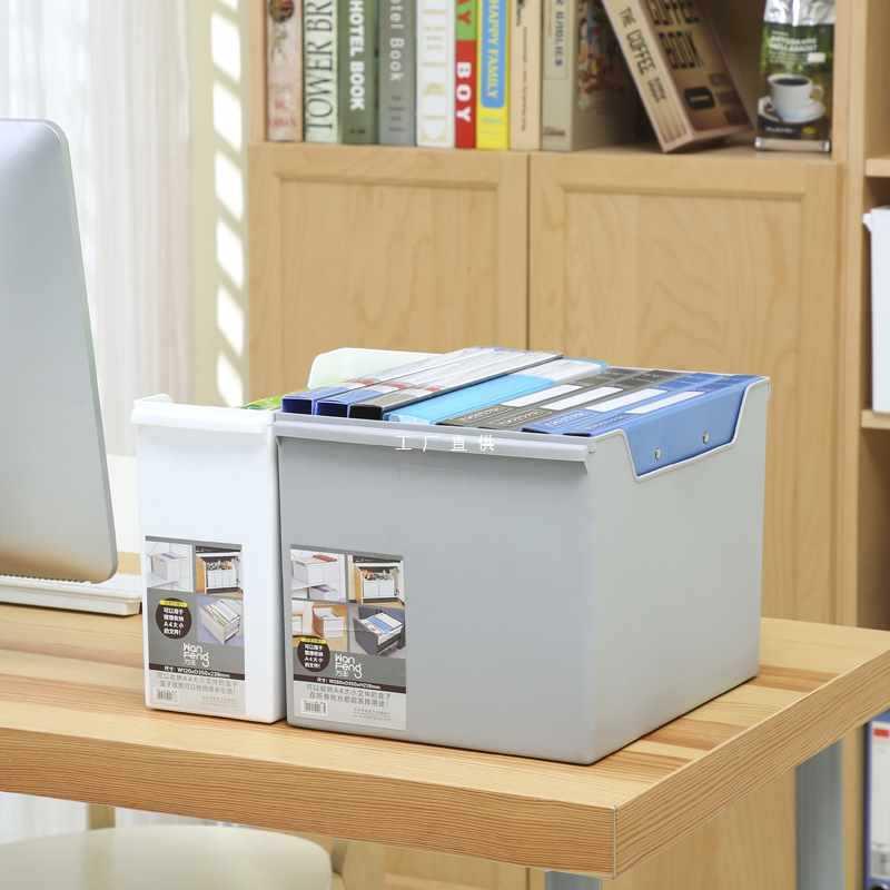 ft抽屉式橱柜收纳盒 厨房办公桌面整理桌上储物文件夹A4收纳筐