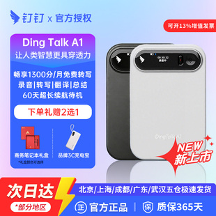 钉钉DingTalk A1智能ai录音笔随身会议纪要AI分析实时转写翻译