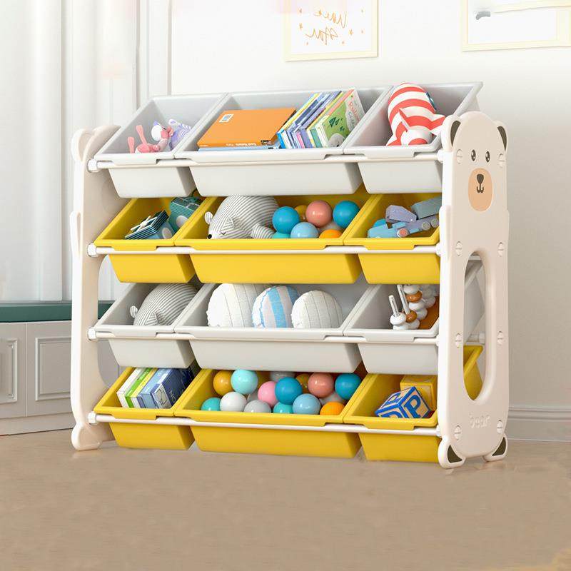 儿童玩具收纳架宝宝玩具架分类整理箱幼儿园书架绘本架储物柜