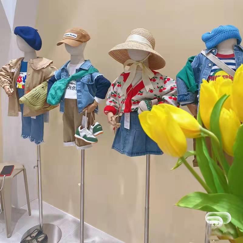 儿童模特道具半身男女小孩婴儿衣服展示架人台服装店全身童装模特