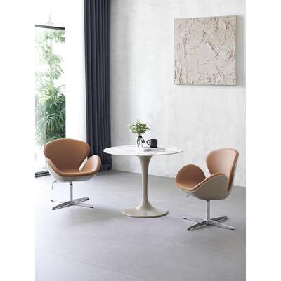 售椅楼处岩板洽谈桌组合现代XTM简约判接待会轻客奢影楼院谈圆桌