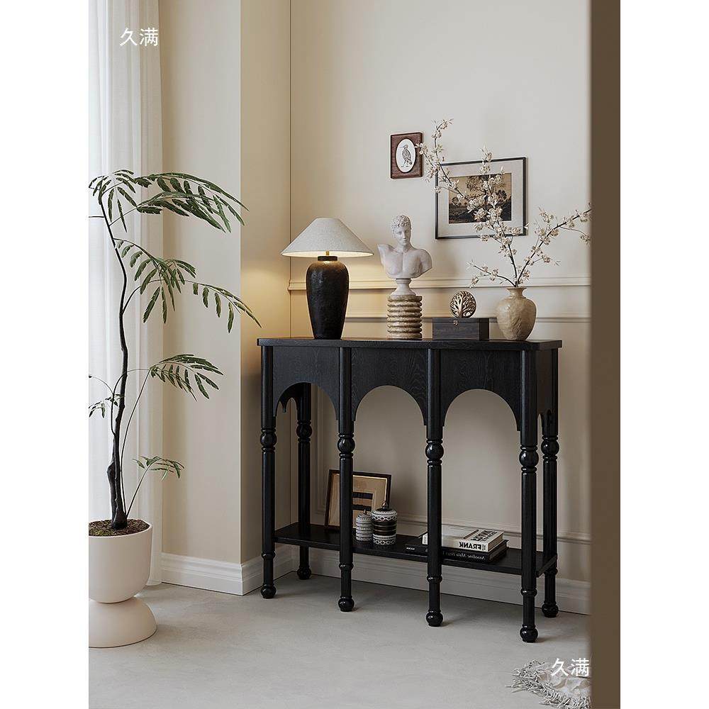 法式关柜实木式复古SR1026壁炉装饰玄柜美置物入户门厅柜走廊靠墙,住宅家具,其它案台,淘宝优惠券,粉丝福利购,淘宝优惠卷