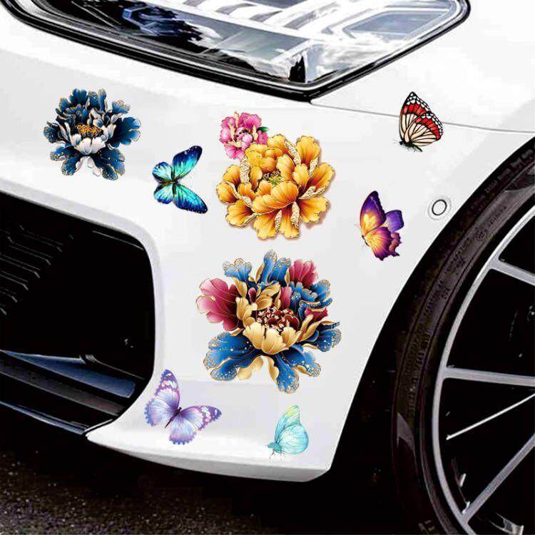 牡丹贴花装饰自墙冰上补丁贴画客厅厅墙贴箱饭贴玻璃HSX贴纸粘遮,鲜花速递/花卉仿真/绿植园艺,其它园艺用品,淘宝优惠券,粉丝福利购,淘宝优惠卷