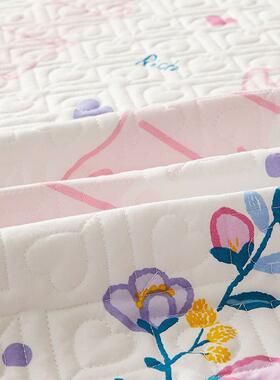 床韩版件花边滑棉夹JBZ棉床笠单加厚保暖床罩席梦思垫防保护套