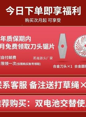电动割坪草机家型锂电除草用机草修剪机多功能打草小机RIL除锄草