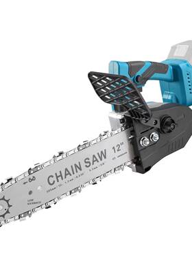 12寸锂电电锯无刷电链锯充枝电式木修锯伐家用小型链锯89342手持