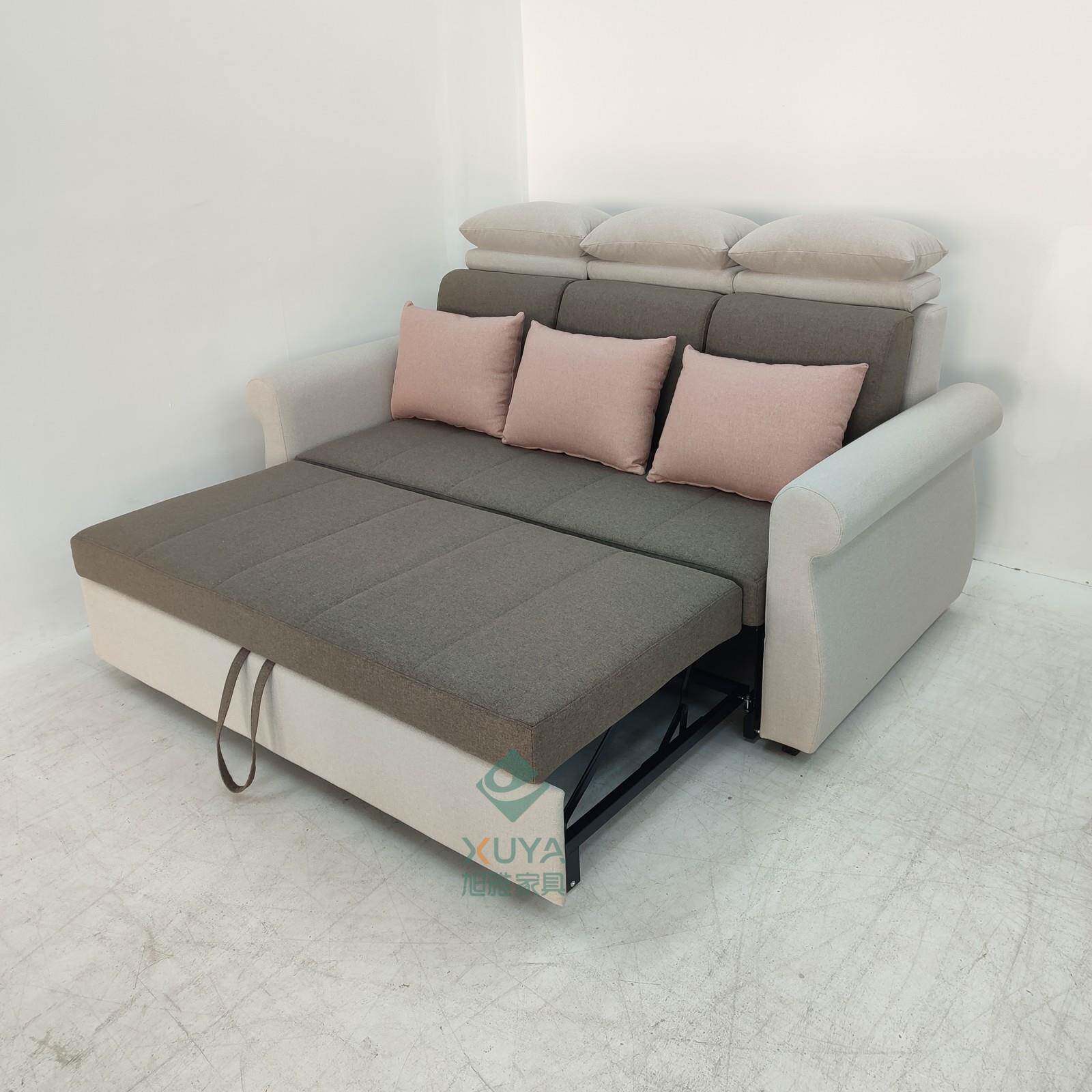 多功沙发床QYP头枕可节小能户型调客厅折叠沙发床两用