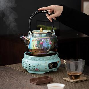 电陶炉煮多功能茶炉自大量茶壶套装家用POY网红动煮茶容器可定时