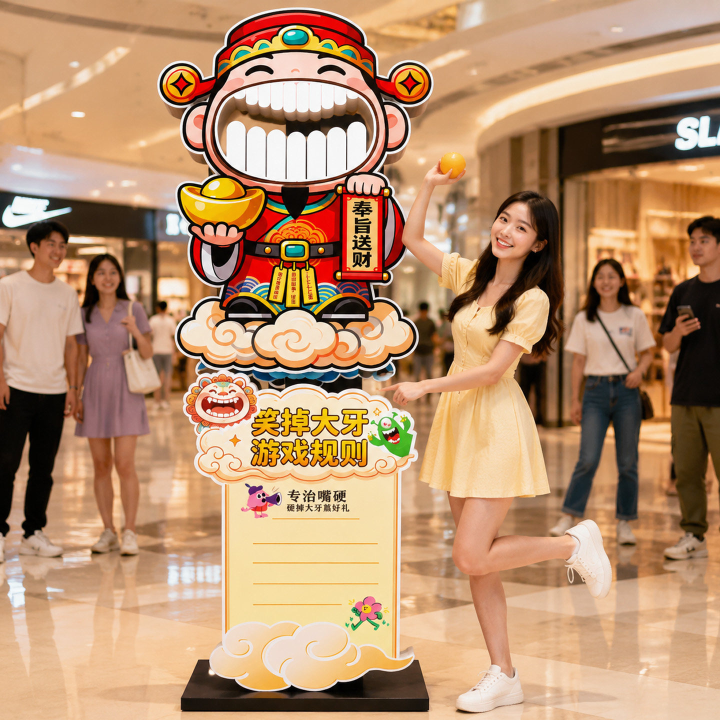 庙会团建开业暖场互动引流道具图片