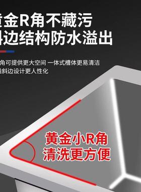304不锈拖把PGL池水长方形槽餐钢厅耐用卫生商用不间锈钢拖把池户