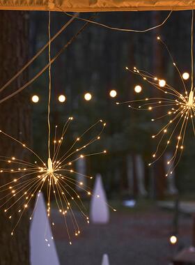 阳能户外防蒲公英装太饰灯氛围造景装饰花园水台庭院阳室WTU外烟