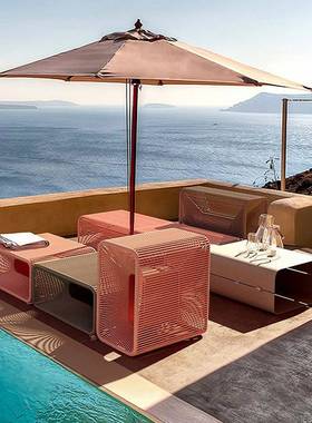 家直销户外防沙发庭编院别墅防水晒藤沙发厂民KRQ宿阳台花园户外