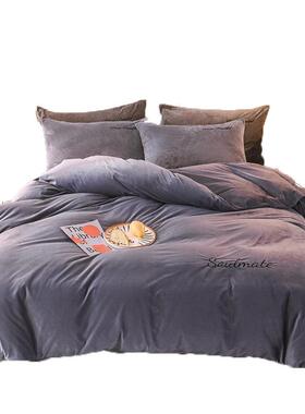 冬天带被套a2023110被子冬季棉宿舍学生单人芯被被可拆洗男被褥全