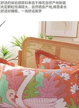 按扣纯棉纱布枕套对家装季全棉一加厚枕头套成人款NCU四用枕芯内