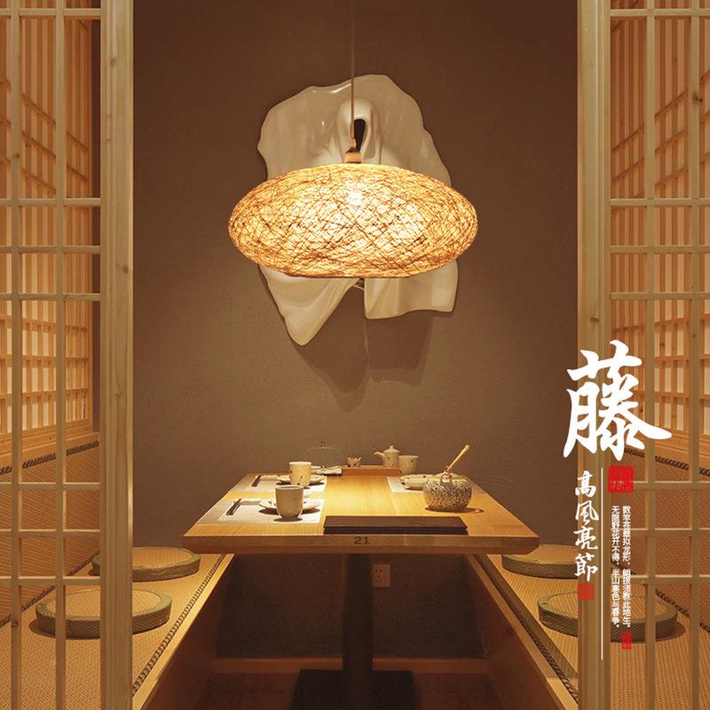 荷塘区新款工程卧茶楼酒楼装饰竹YE471艺吊客灯厅室餐厅茶楼竹编