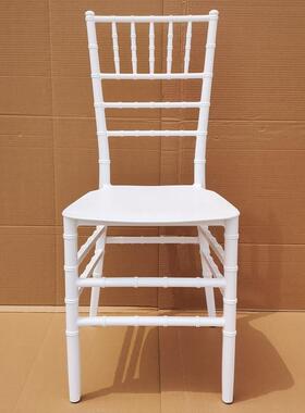 整体成脂型塑料竹节椅子树餐椅凳子整装PZI一成型竹节椅宴会体椅