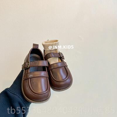 高档ts正品女童皮鞋秋韩宝版儿童院风演出单春学鞋洋气女宝软底公