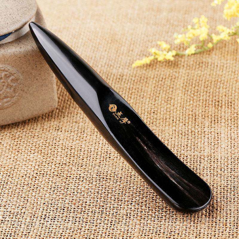 高档天然水牛角通经络拍痧颈部按疏摩棒点敲背锤赶筋擀棒筋刮穴痧