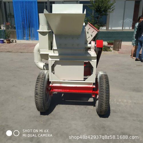 双口多功能果园树枝粉碎机整根竹筒粉碎机建筑模板木方破碎机