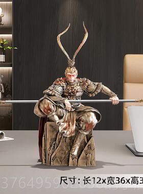 新款齐大圣孙悟空酒柜摆件办公礼室工位桌面工天艺品摆饰斗战 胜