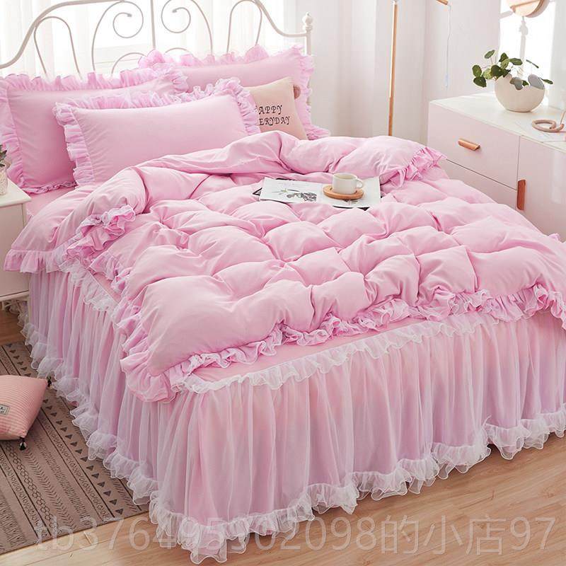 新款韩.版裙式蕾丝四件套公主席梦思床罩款15米1.防滑床床套花8边,床上用品,床品套件/四件套/多件套,淘宝优惠券,粉丝福利购,淘宝优惠卷