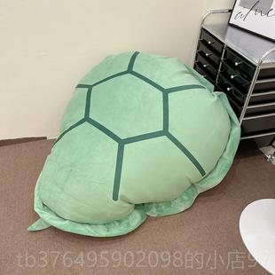新款龟壳人穿躺衣服毛玩网红乌龟绒壳抱枕玩偶的生治具愈系送日女