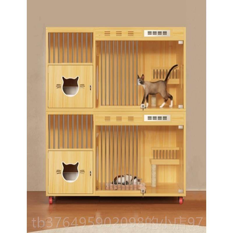 新款别墅豪实木猫窝恒温猫猫柜三层华宠物展示柜用繁殖猫舍寄家养,宠物/宠物食品及用品,猫笼子/猫别墅,淘宝优惠券,粉丝福利购,淘宝优惠卷