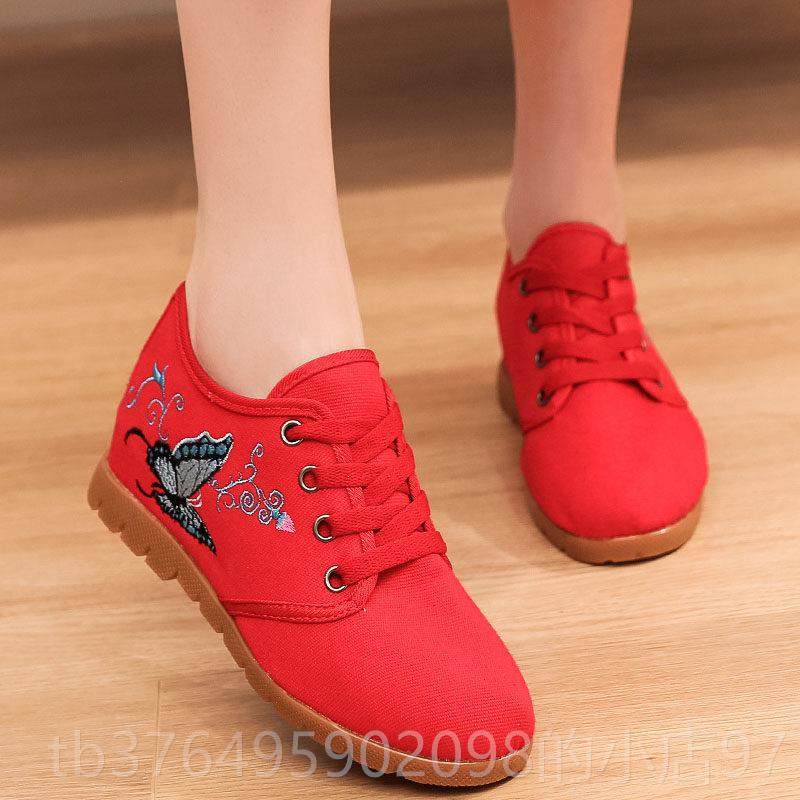 新款款夏春秋新正品圆鞋头老北京布鞋民族风绣花子女妈妈鞋鞋跳舞,女鞋,绣花鞋,淘宝优惠券,粉丝福利购,淘宝优惠卷