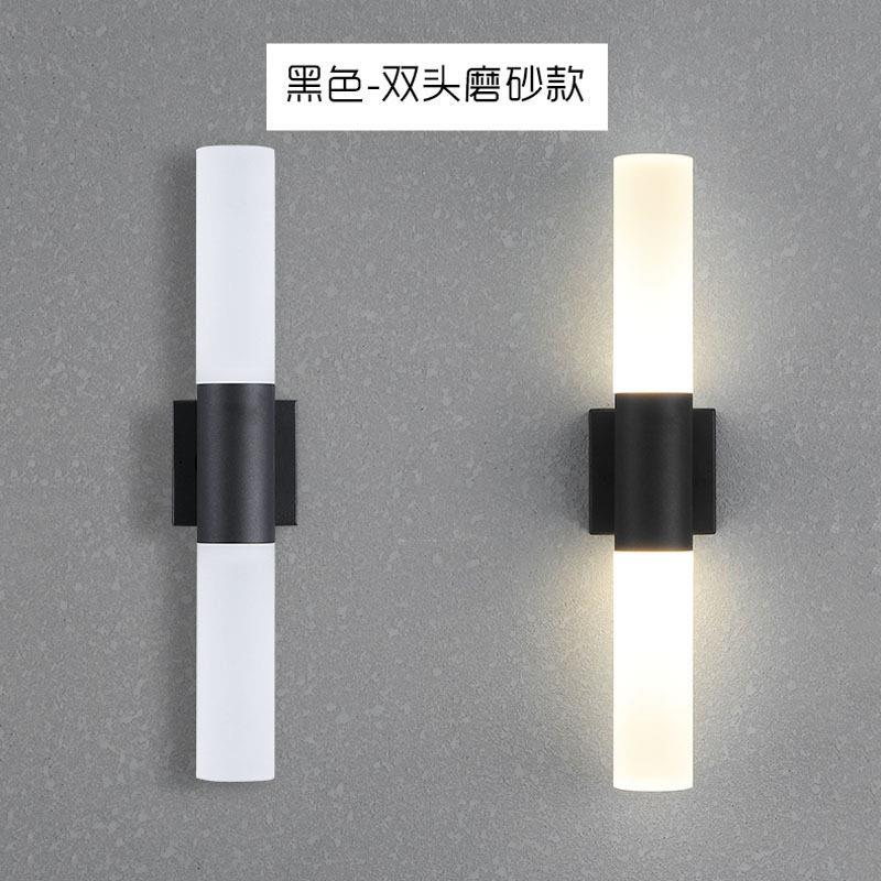 现约墙壁灯客厅卧室线条灯轻上奢下照金属创意简楼梯YS2124阳亚克