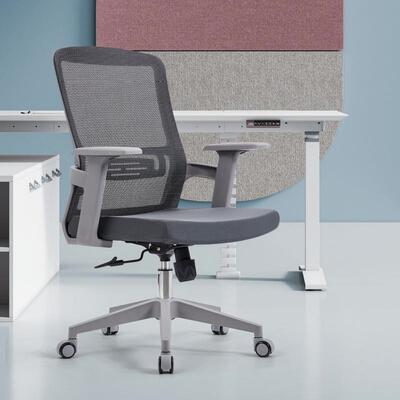 现员代职椅舒适久坐椅工位万向轮座转电椅员工脑椅办公椅升降ABX