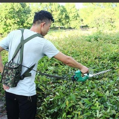 绿绿篱机KMD充电式电动树双刃捷修剪机绿篱修枝机直流茶剪工垒德