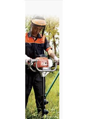 瓦科崎K4SDD50/K450地钻挖坑机果园施肥打洞挖坑挖洞机AB植树机