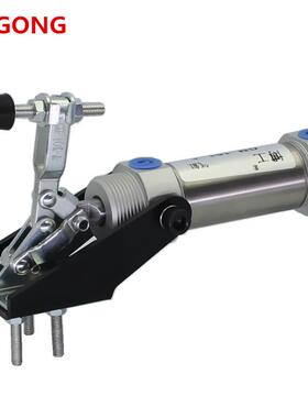 博工气动快速夹具HSCHGH101气缸夹气动A工气动101A装夹具气泵夹钳