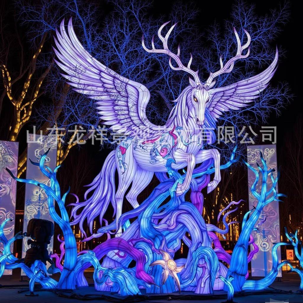 花马年灯2026元宵国庆节厂中秋节花灯款马造新型大型花灯彩XAQ灯
