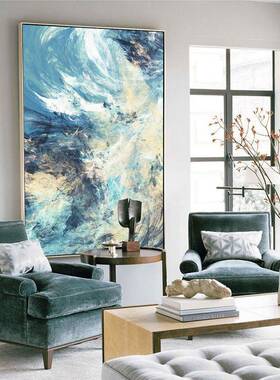 抽象装代饰画客厅厅沙发简背景油画餐挂画现约创IEN意样板间壁画