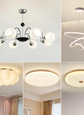 灯具现代轻奢欧式灯客厅灯网红2023年款餐HSE吊厅主灯新全餐屋套