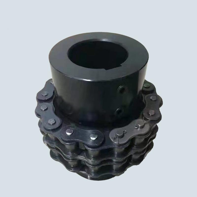 KC滚子链轮联轴器链条传动件786链联轴器GL链双排条链滚子联轴器