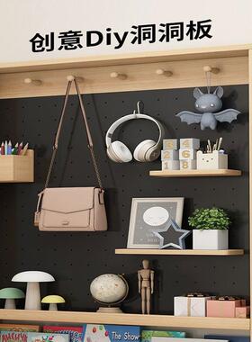 新实木洞板置款物架柜门后落地架夹缝薄缝隙SOX窄柜洞书架收纳架